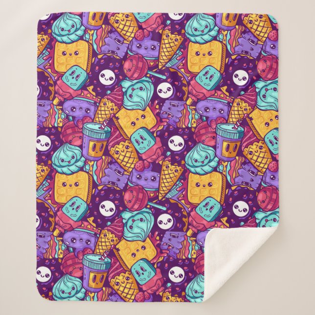 Sweet Leckereien Sherpa Blanket Sherpadecke (Vorderseite)