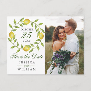 Sweet Lemons Greenerity FOTO Wedding Save the Date Postkarte