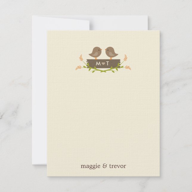 Sweet Liebe Hochzeit Dankeschön-Karte Dankeskarte (Vorderseite)