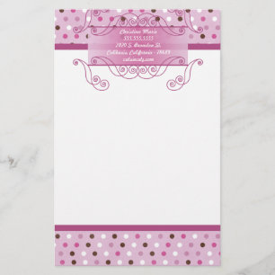 Sweet Liebe Letterhead Stationery Briefpapier