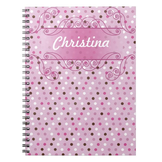 Sweet Liebe Spiral Notebook Notizblock (Vorderseite)