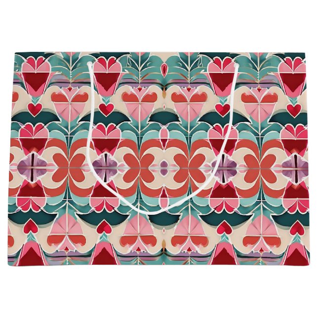 Sweet Liebe Symphony Wrapping Paper Große Geschenktüte (Vorderseite)