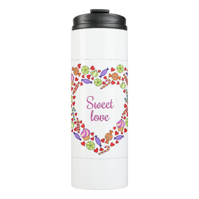 Sweet Liebe Thermosbecher (Vorderseite)
