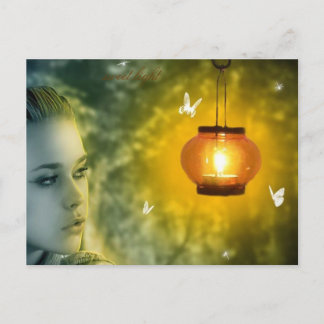 Sweet Light Schmetterlinge Postkarte