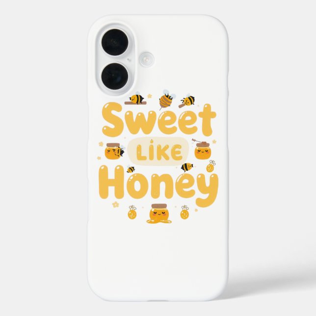 "Sweet Like Honey" Kawaii Pun Case-Mate iPhone Hülle (Rückseite)