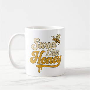 Sweet like Honey Retro Typografie Kaffeetasse