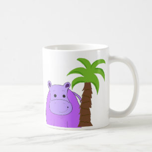 Sweet Lila Hippo Kaffeetasse