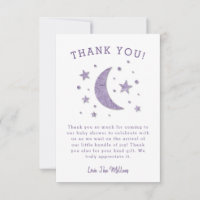 Sweet Lila Moon Stars Kinderdusche