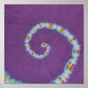 Sweet Lila Swirl Leinwand Poster