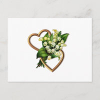 Sweet Lily of the Valley mit zwei Herzen