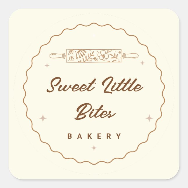 Sweet Lites Bakery Logo Sticker (Vorderseite)