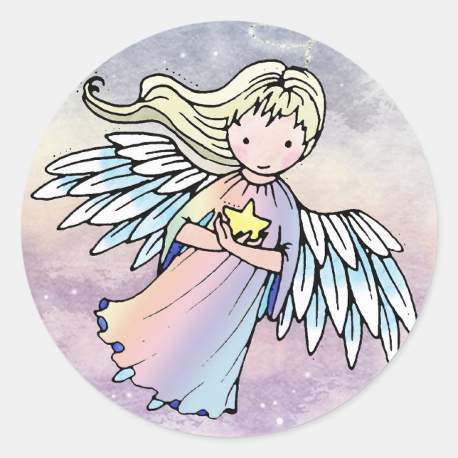 Sweet Little Angel Stickers (Vorderseite)