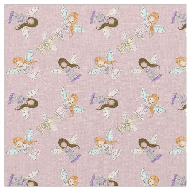 Sweet Little Angels Fabric Stoff (Nahaufnahme)