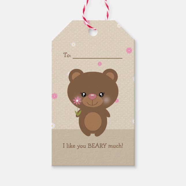 Sweet Little Bear Geschenkanhänger (Vorderseite)