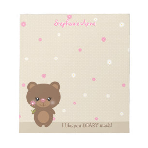 Sweet Little Bear Notizblock