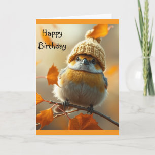 Sweet Little Bird Birthday Card Karte