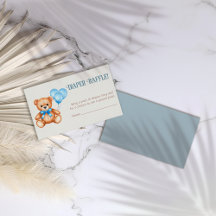 Sweet Little Cub Diaper Raffle Baby Dusche