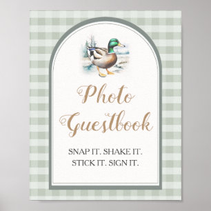 Sweet Little Duckling Baby Shower Foto Gästebuch