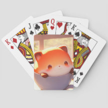 Sweet Little Fox in Teacup