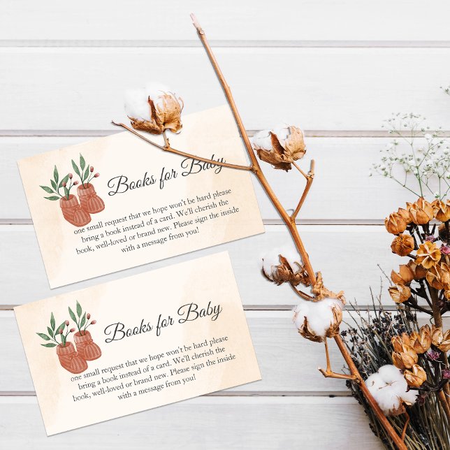 Sweet Little Girl Boho Kleiderbücher für Baby Begleitkarte (Von Creator hochgeladen)