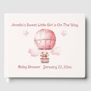 Sweet Little Girl on Way Baby Shower Gästebuch