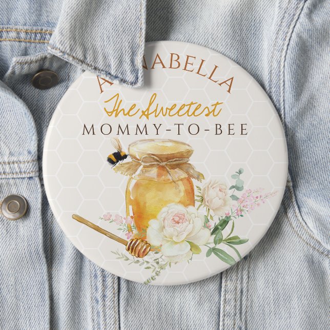 Sweet Little Honey Baby Dusche Button (Beispiel)