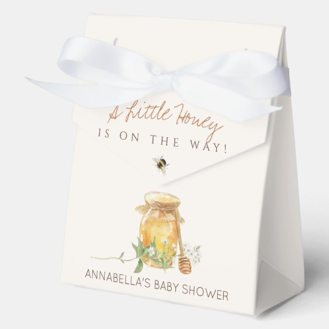 Sweet Little Honey Baby Dusche Geschenkschachtel (Vorderseite)
