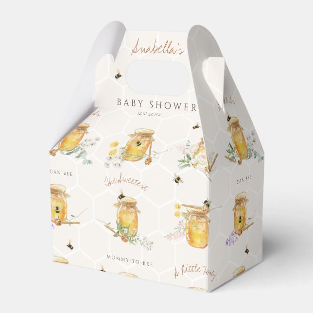 Sweet Little Honey Baby Dusche Geschenkschachtel (Vorderseite)