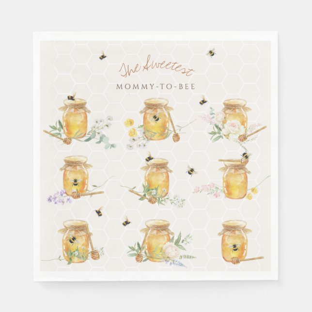 Sweet Little Honey Baby Dusche Serviette (Vorderseite)