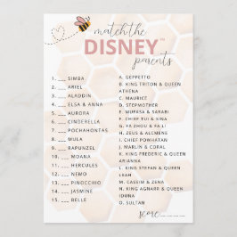 Sweet Little Honey Baby Shower Disney Parent Game Mitteilungskarte