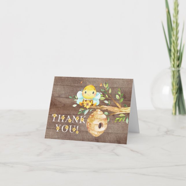 Sweet Little Honey Bee Baby Dusche Danke (Vorderseite)