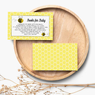 Sweet Little Honey Bee Baby Shower Books für Baby Begleitkarte