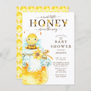Sweet Little Honey Bee Baby Shower Einladung