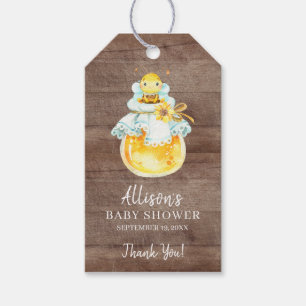 Sweet Little Honey Bee Baby Shower Favor Gift Tag Geschenkanhänger