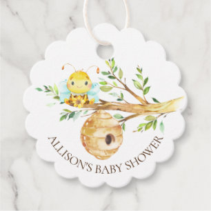 Sweet Little Honey Bee Baby Shower Gefallen Geschenkanhänger