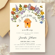 Sweet Little Honey Vintag Flower Babydusche