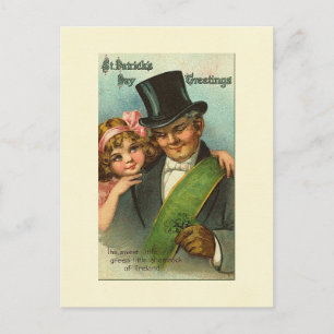 Sweet Little Kleeblatt St. Patrick's Postkarte