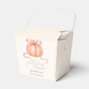 Sweet Little Kürbis Pink Bogen ist auf dem Weg Geschenkschachtel