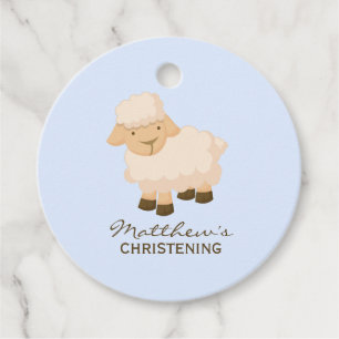 Sweet Little Lamb Baby Baptisse Geschenkanhänger
