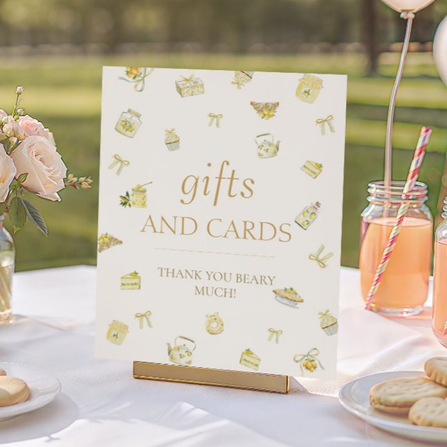 Sweet Little Lemon Baby Shower Gifts and Cards  Poster (Von Creator hochgeladen)