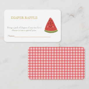 Sweet Little Melon Babydusche Windelwanne Begleitkarte