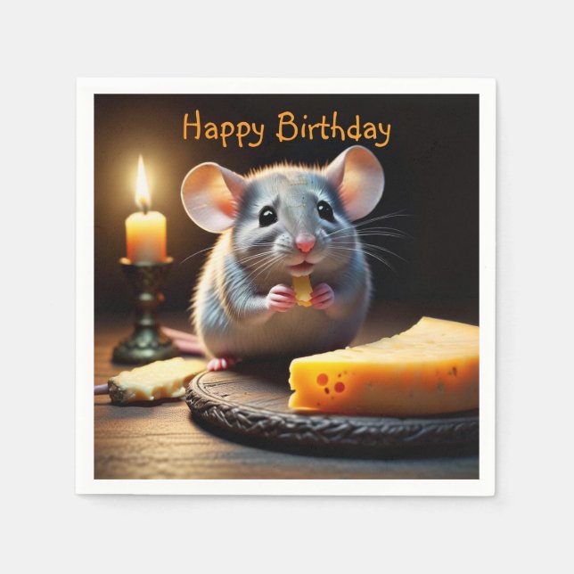 Sweet Little Mouse Serviette (Vorderseite)