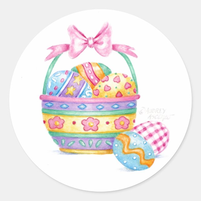 Sweet Little Oaster Basket Stickers (Vorderseite)