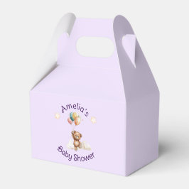 Sweet Little One on Way Lavender Baby Dusche Geschenkschachtel