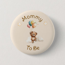 Sweet Little One on Way Neutral Baby Shower Button