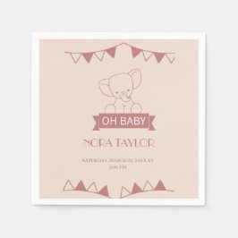 Sweet Little One on Way Serviette