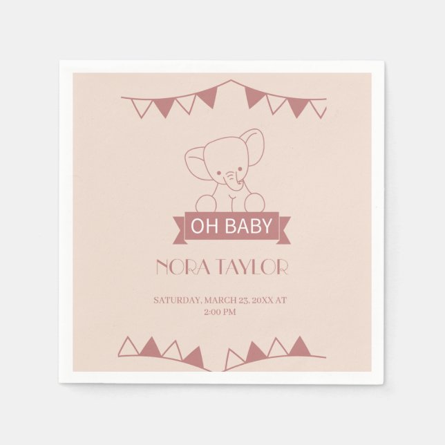 Sweet Little One on Way Serviette (Vorderseite)