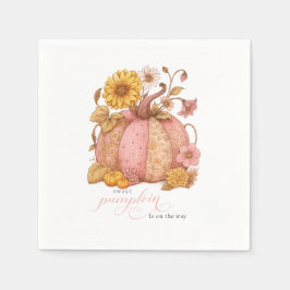 Sweet Little patch pumpkin florals is on the way Serviette