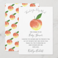 Sweet Little Peach Baby Dusche