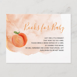 Sweet Little Peach Books for Baby Postkarte